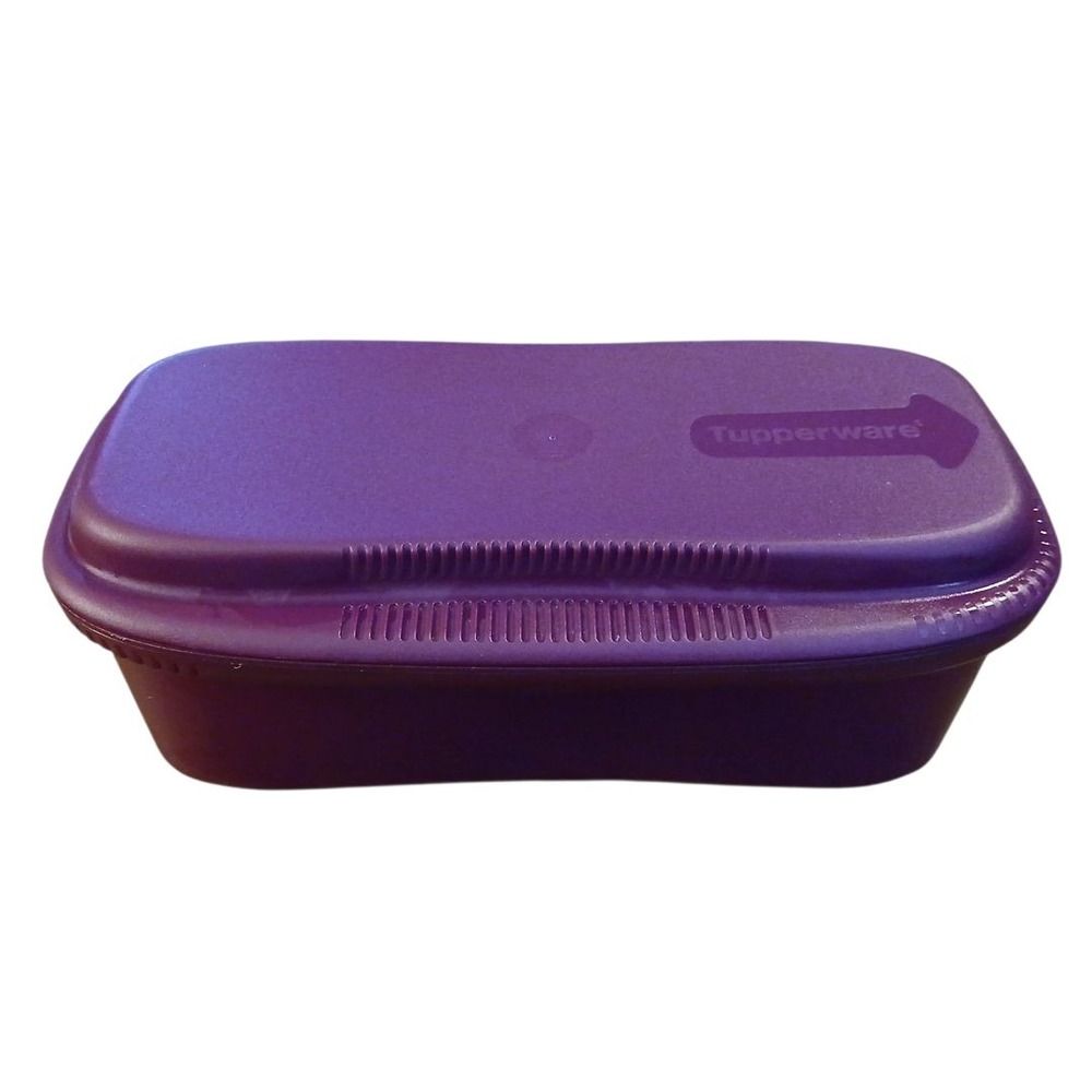 Tupperware Microwave 8 Cup Pasta Spaghetti Maker Cook Toss Strain Purple 6775A-1